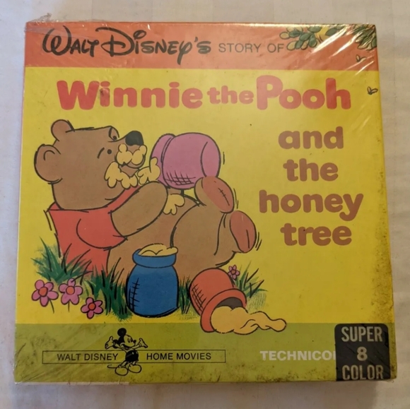 Disney Other - Vintage Walt Disney Winnie The Pooh & The Honey Tree Super 8mm Color Silent Film